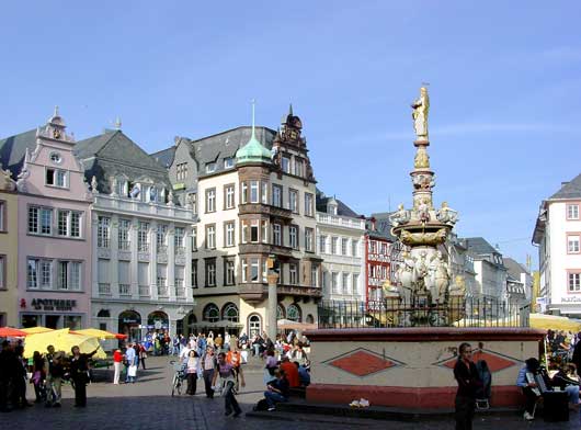 Market Square at Trier - click to close