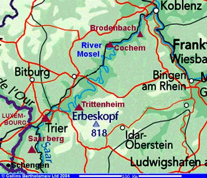 The Mosel Valley and Koblenz - click to close