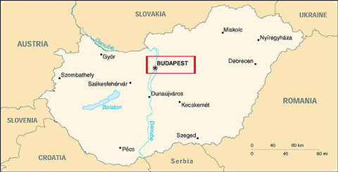 Hungary's capital city - Budapest