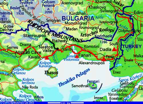 Thrace and the Evros Delta - click to close