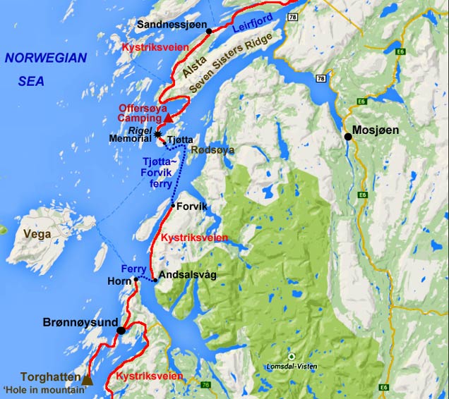 Coastal Route - Sandnessjøen~Brønnøysund